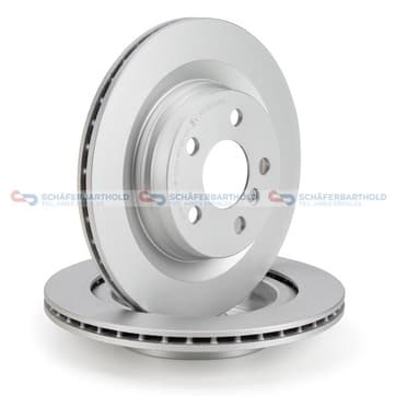 Bromsskiva, Bakaxel — Bakaxel från Autofrance