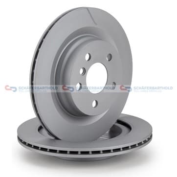 Bromsskiva, Bakaxel — Bakaxel från Autofrance