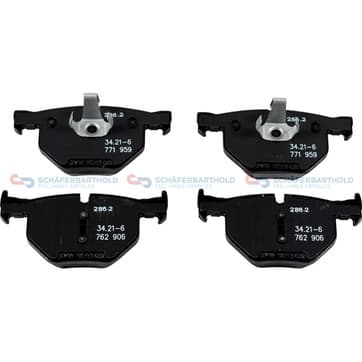 Bromsbeläggssats, Bakaxel — Bakaxel från Autofrance