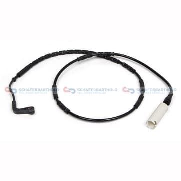 Slitagevarning, bromsbelägg, Bakaxel