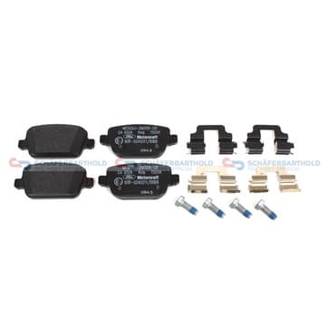 Bromsbeläggssats, Bakaxel — Bakaxel från Autofrance