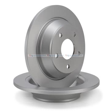 Bromsskiva, Bakaxel — Bakaxel från Autofrance