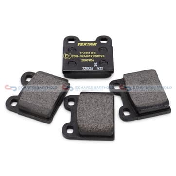 Bromsbeläggssats, Bakaxel — Bakaxel från Autofrance