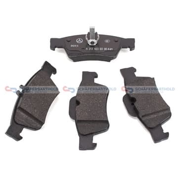 Bromsbeläggssats, Bakaxel — Bakaxel från Autofrance