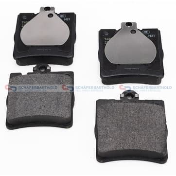 Bromsbeläggssats, Bakaxel — Bakaxel från Autofrance