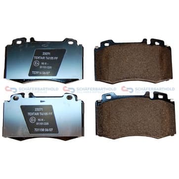 Bromsbeläggssats, Framaxel — Framaxel från Autofrance