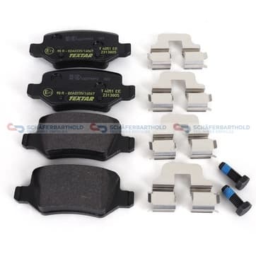 Bromsbeläggssats, Bakaxel — Bakaxel från Autofrance