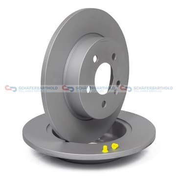 Bromsskiva, Bakaxel — Bakaxel från Autofrance