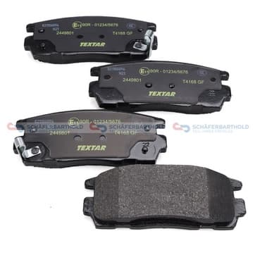 Bromsbeläggssats, Bakaxel — Bakaxel från Autofrance