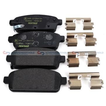 Bromsbeläggssats, Bakaxel — Bakaxel från Autofrance