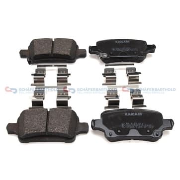 Bromsbeläggssats, Bakaxel — Bakaxel från Autofrance