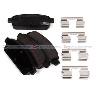 Bromsbeläggssats, Bakaxel — Bakaxel från Autofrance