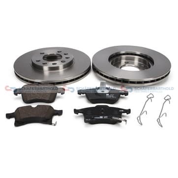 Bromssats, skivbroms, Framaxel, inre