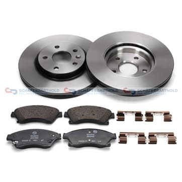 Bromssats, skivbroms, Framaxel, inre — Framaxel, inre från Autofrance