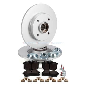 Bromssats, skivbroms, Bakaxel — Bakaxel från Autofrance