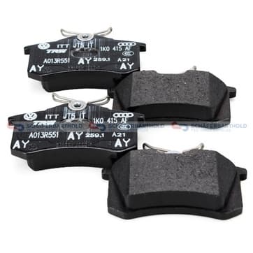 Bromsbeläggssats, Bakaxel — Bakaxel från Autofrance