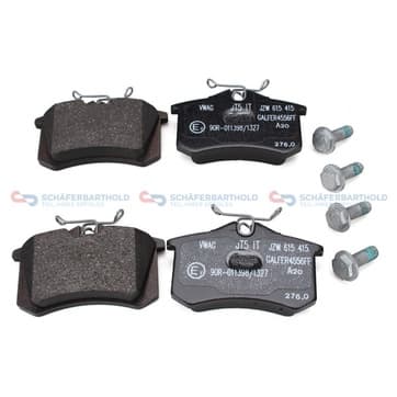 Bromsbeläggssats, Bakaxel — Bakaxel från Autofrance