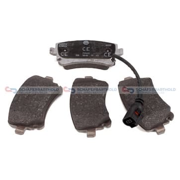 Bromsbeläggssats, Bakaxel — Bakaxel från Autofrance