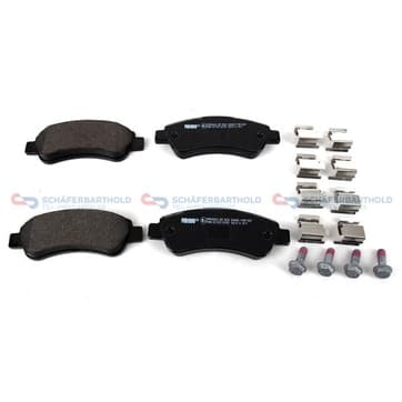 Bromsbeläggssats, Bakaxel — Bakaxel från Autofrance