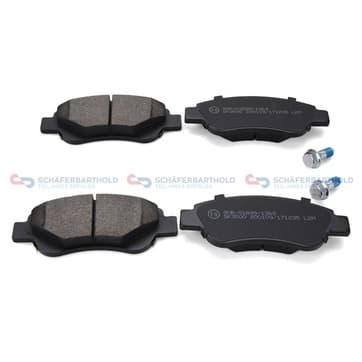 Bromsbeläggssats, Framaxel — Framaxel från Autofrance