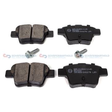 Bromsbeläggssats, Bakaxel — Bakaxel från Autofrance