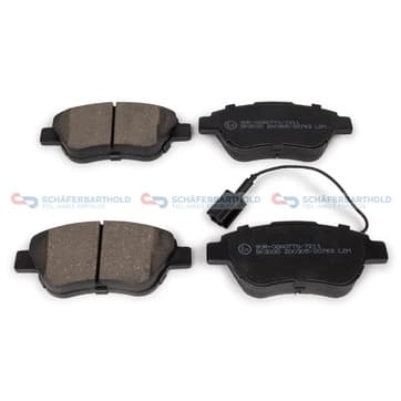 Bromsbeläggssats, Framaxel — Framaxel från Autofrance