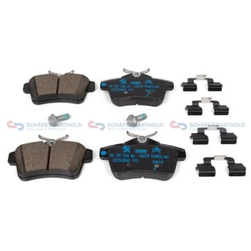 Bromsbeläggssats, Bakaxel — Bakaxel från Autofrance