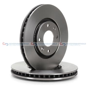 Bromsskiva, Framaxel — Framaxel