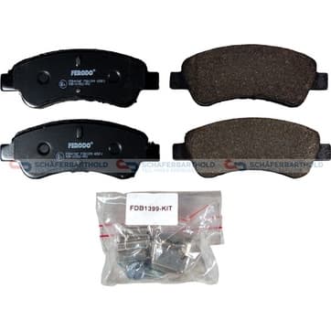 Bromsbeläggssats, Framaxel — Framaxel från Autofrance