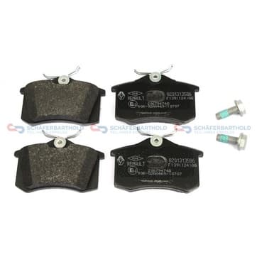 Bromsbeläggssats, Bakaxel — Bakaxel från Autofrance