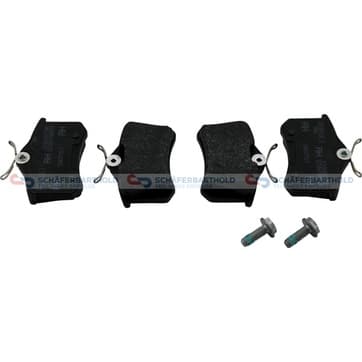 Bromsbeläggssats, Bakaxel — Bakaxel från Autofrance