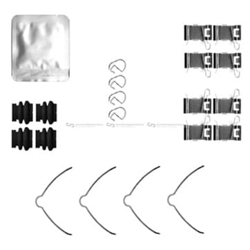 Tillbehörssats, bromsbelägg från Autofrance