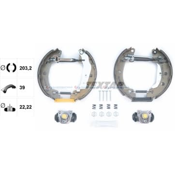 Bromsbandssats från Autofrance