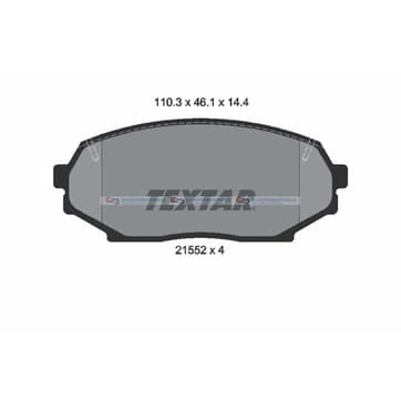 Bromsbeläggssats från Autofrance