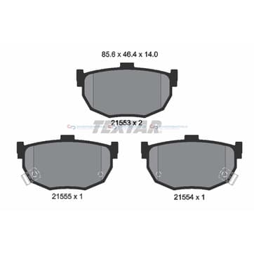 Bromsbeläggssats från Autofrance