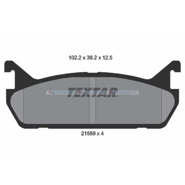 Bromsbeläggssats från Autofrance