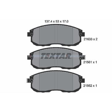 Bromsbeläggssats från Autofrance