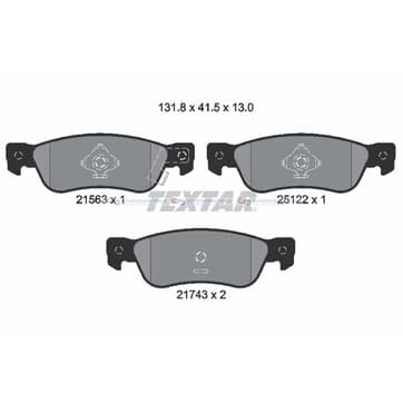 Bromsbeläggssats från Autofrance