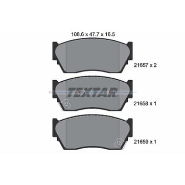 Bromsbeläggssats från Autofrance