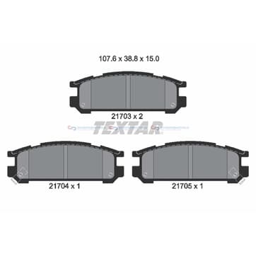 Bromsbeläggssats från Autofrance