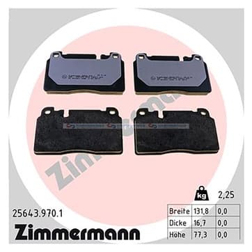 Bromsbeläggssats, Framaxel — Framaxel från Autofrance