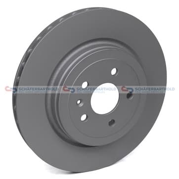 Bromsskiva, Bakaxel — Bakaxel från Autofrance