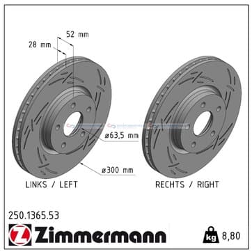 Bromsskiva, Framaxel — Framaxel från Autofrance