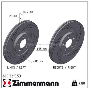Bromsskiva, Framaxel — Framaxel från Autofrance