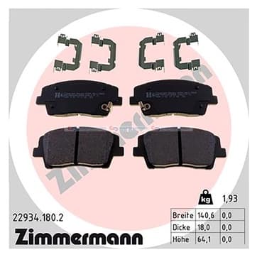 Bromsbeläggssats, Framaxel — Framaxel från Autofrance