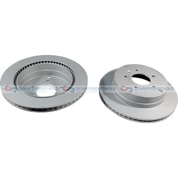 Bromsskiva, Bakaxel — Bakaxel från Autofrance