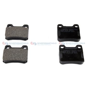 Bromsbeläggssats, Bakaxel — Bakaxel från Autofrance