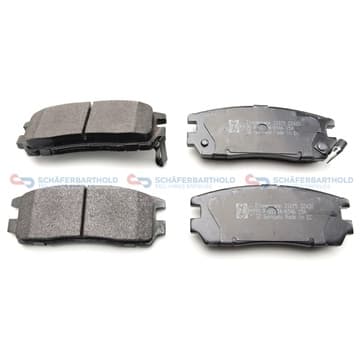 Bromsbeläggssats, Bakaxel — Bakaxel från Autofrance