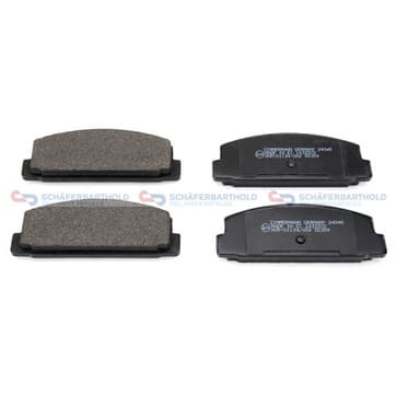 Bromsbeläggssats, Bakaxel — Bakaxel från Autofrance