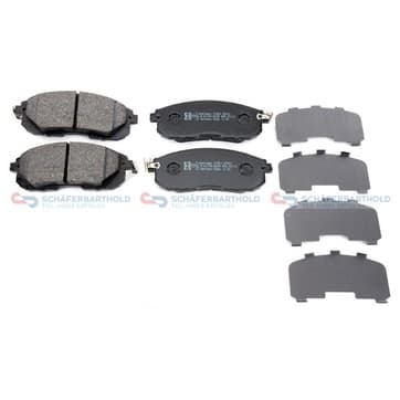 Bromsbeläggssats, Framaxel — Framaxel från Autofrance